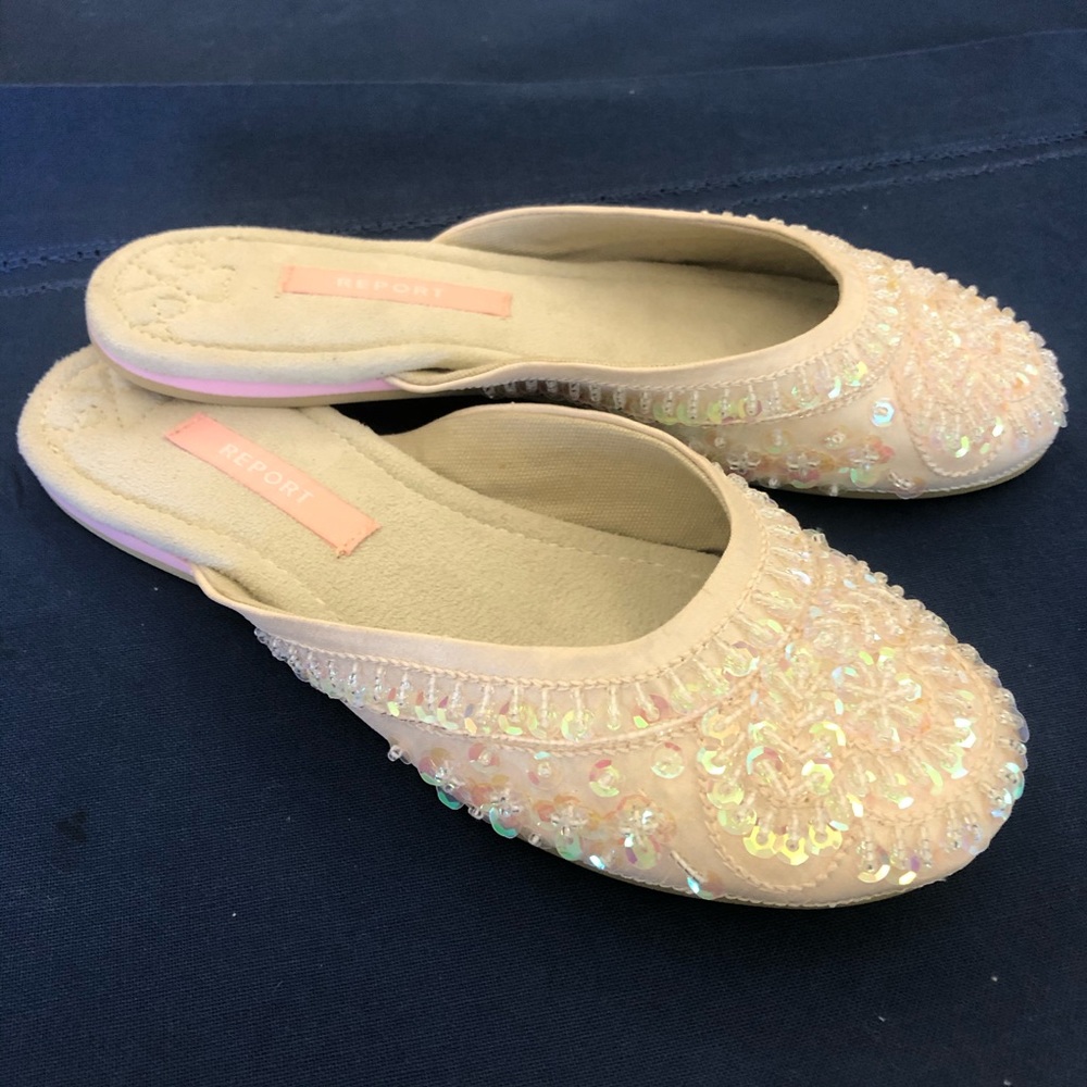 Report Sequined Slippers